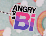 ANGRY and BI Acrylic Charm