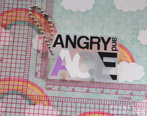 ANGRY and ACE Acrylic Charm