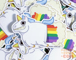 Farting Unicorn Vinyl Sticker
