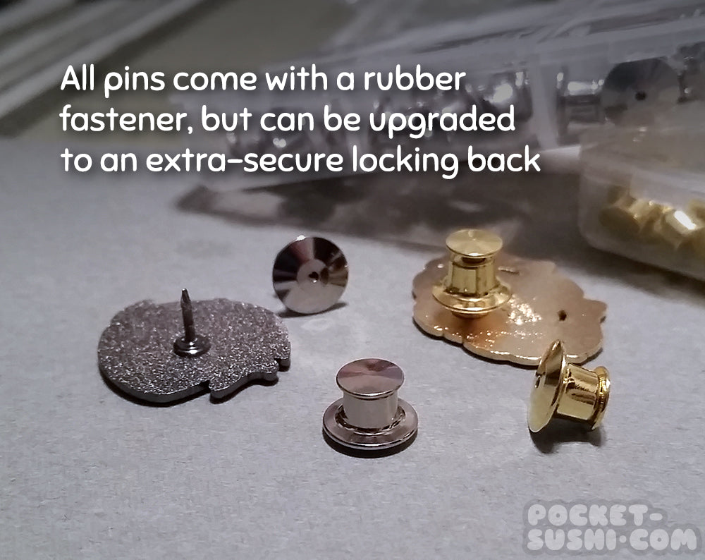 Secure Locking Backs For Enamel Pins